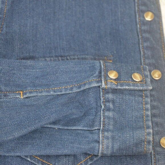 Kendall and Kylie Denim Jean Jacket or Mini Dress Size Small - Picture 9 of 13